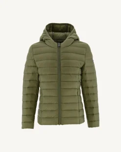 JOTT Light Khaki Children'S Lightweight Hooded Down Jacket Carla 247 Bush Clearance