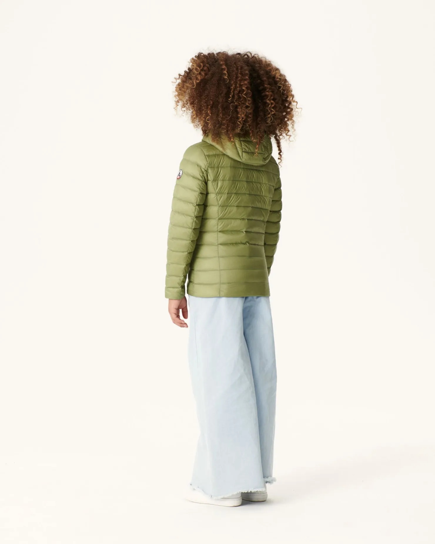 JOTT Light Khaki Children'S Lightweight Hooded Down Jacket Carla 247 Bush Clearance