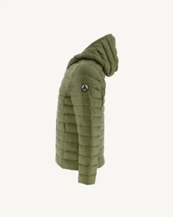 JOTT Light Khaki Children'S Lightweight Hooded Down Jacket Carla 247 Bush Clearance