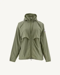 JOTT Light Khaki Scirocco Hooded Windbreaker 247 Bush Shop