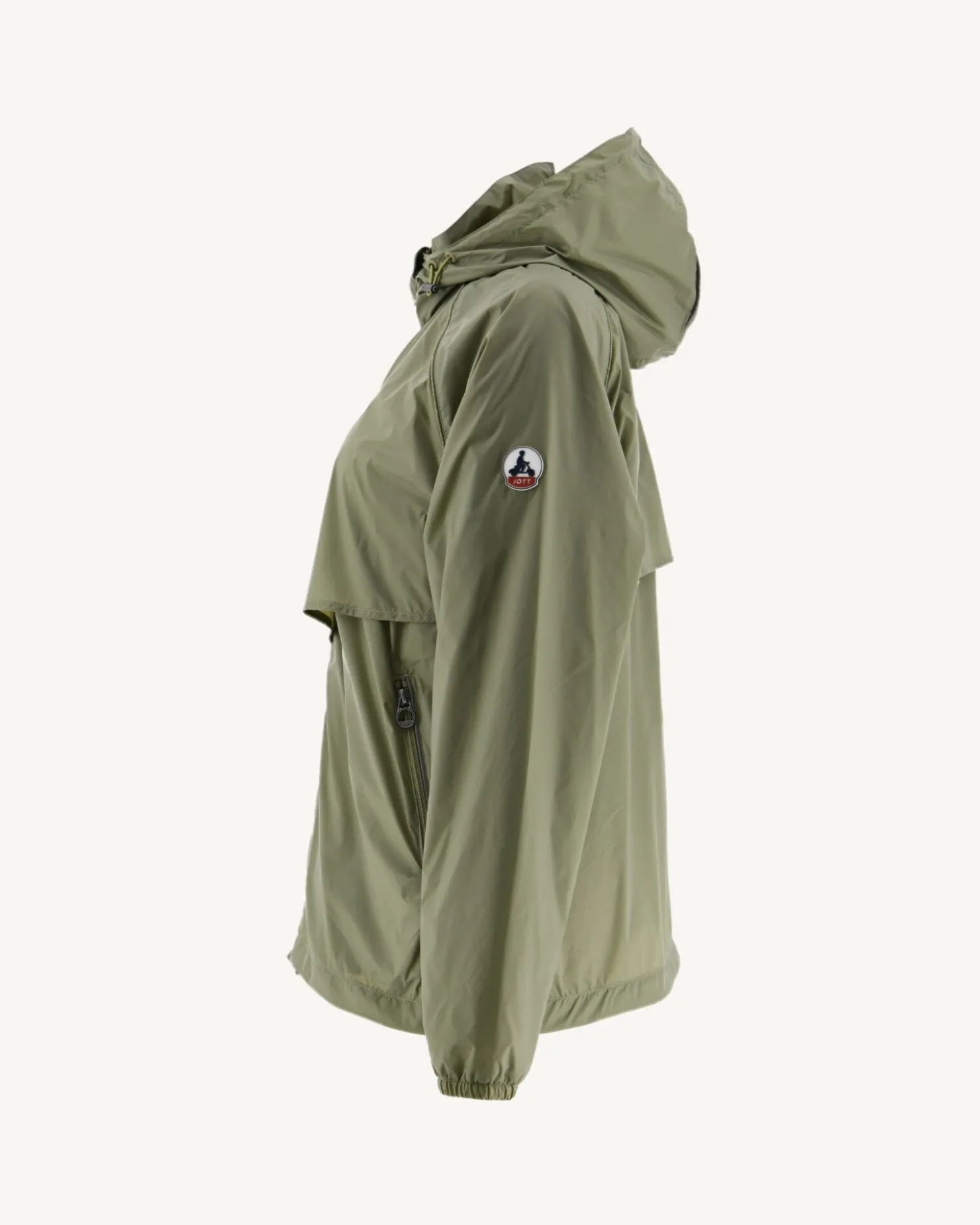 JOTT Light Khaki Scirocco Hooded Windbreaker 247 Bush Shop