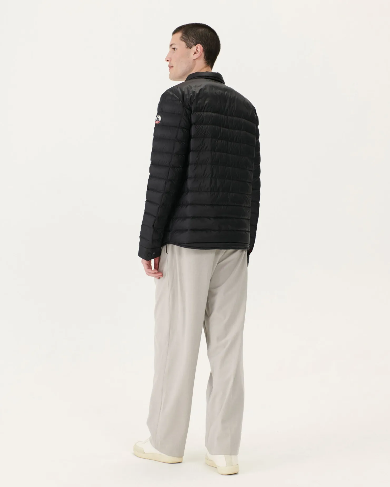 JOTT Light Padded Jacket With Shirt Collar Black Cris 999 Black Discount