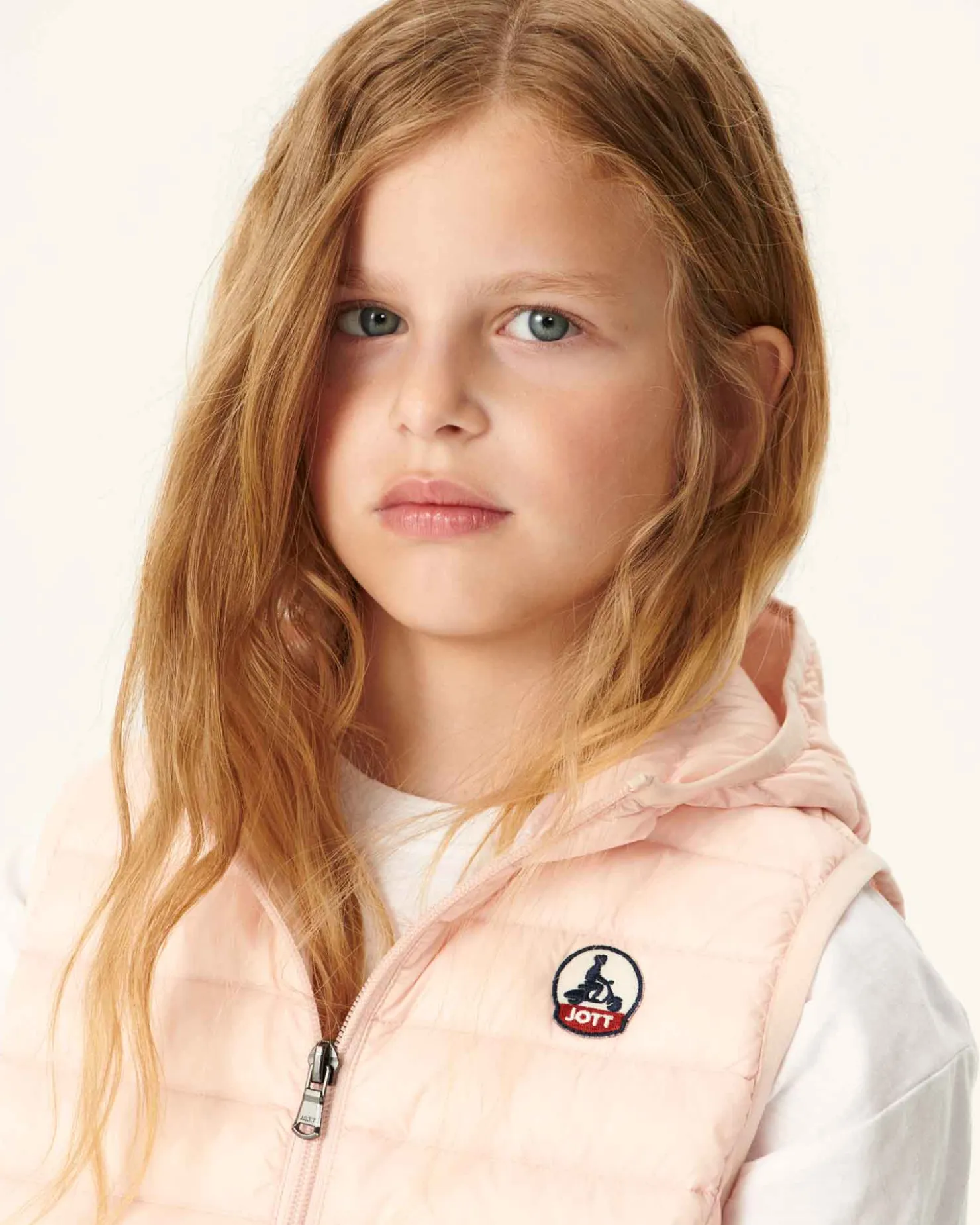 JOTT Light Pink Children'S Sleeveless Down Jacket Djam 463 Soft Pink New