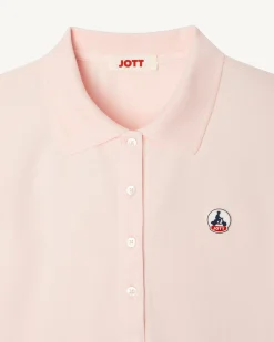JOTT Light Pink Franca Polo Shirt 463 Soft Pink Best