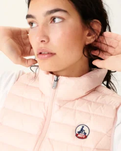 JOTT Light Pink Sleeveless Down Jacket Seda 463 Soft Pink Cheap