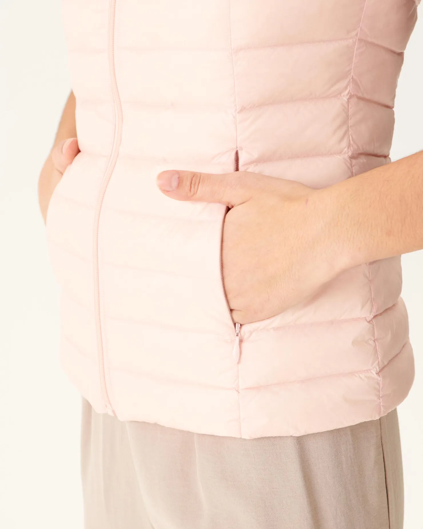 JOTT Light Pink Sleeveless Down Jacket Seda 463 Soft Pink Cheap