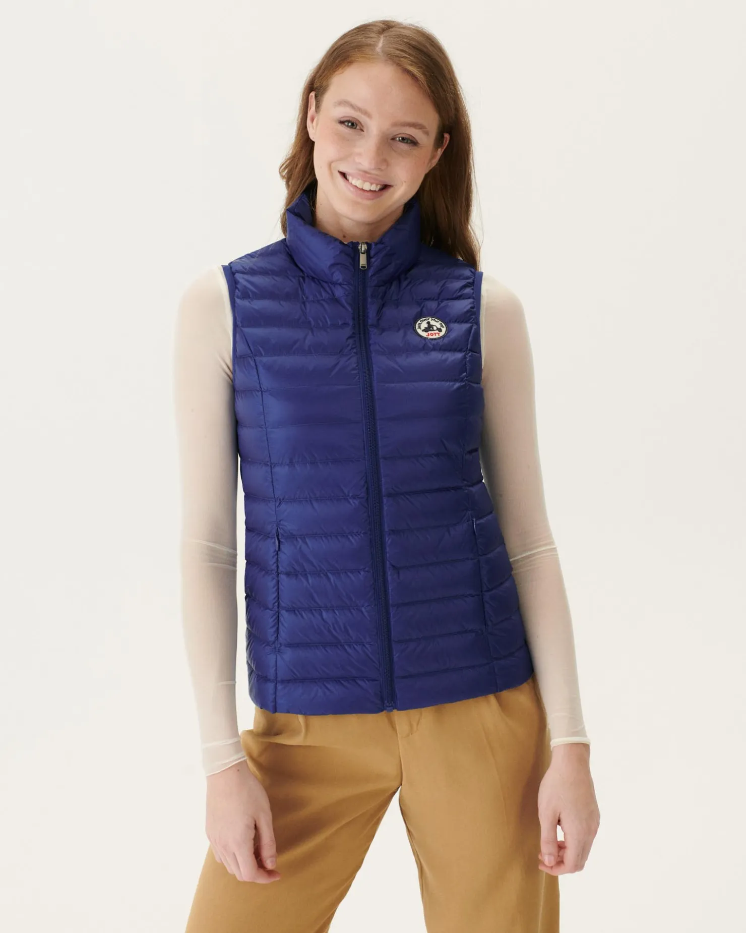 JOTT Light Sleeveless Down Jacket Dark Denim Seda 195 Dark Denim Fashion