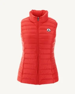 JOTT Light Sleeveless Down Jacket Bright Red Seda 318 Fire Red Best