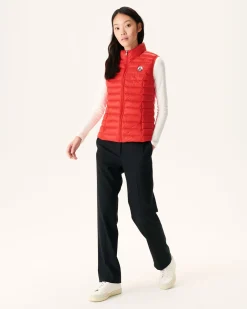 JOTT Light Sleeveless Down Jacket Bright Red Seda 318 Fire Red Best