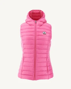 JOTT Light Sleeveless Down Jacket Intense Pink Mali 457 Wild Pink Best