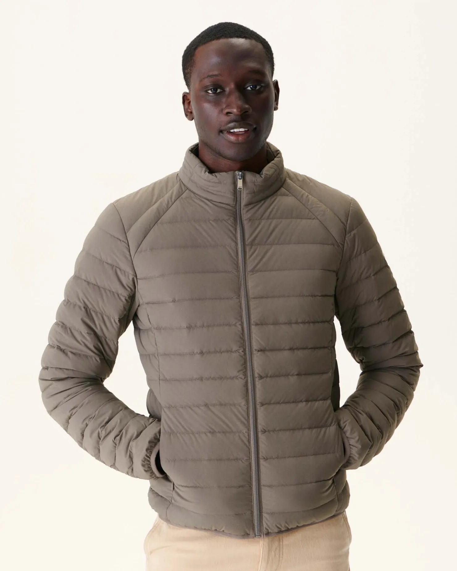 JOTT Light Stretch Down Jacket Taupe Aragon 808 Mole Store