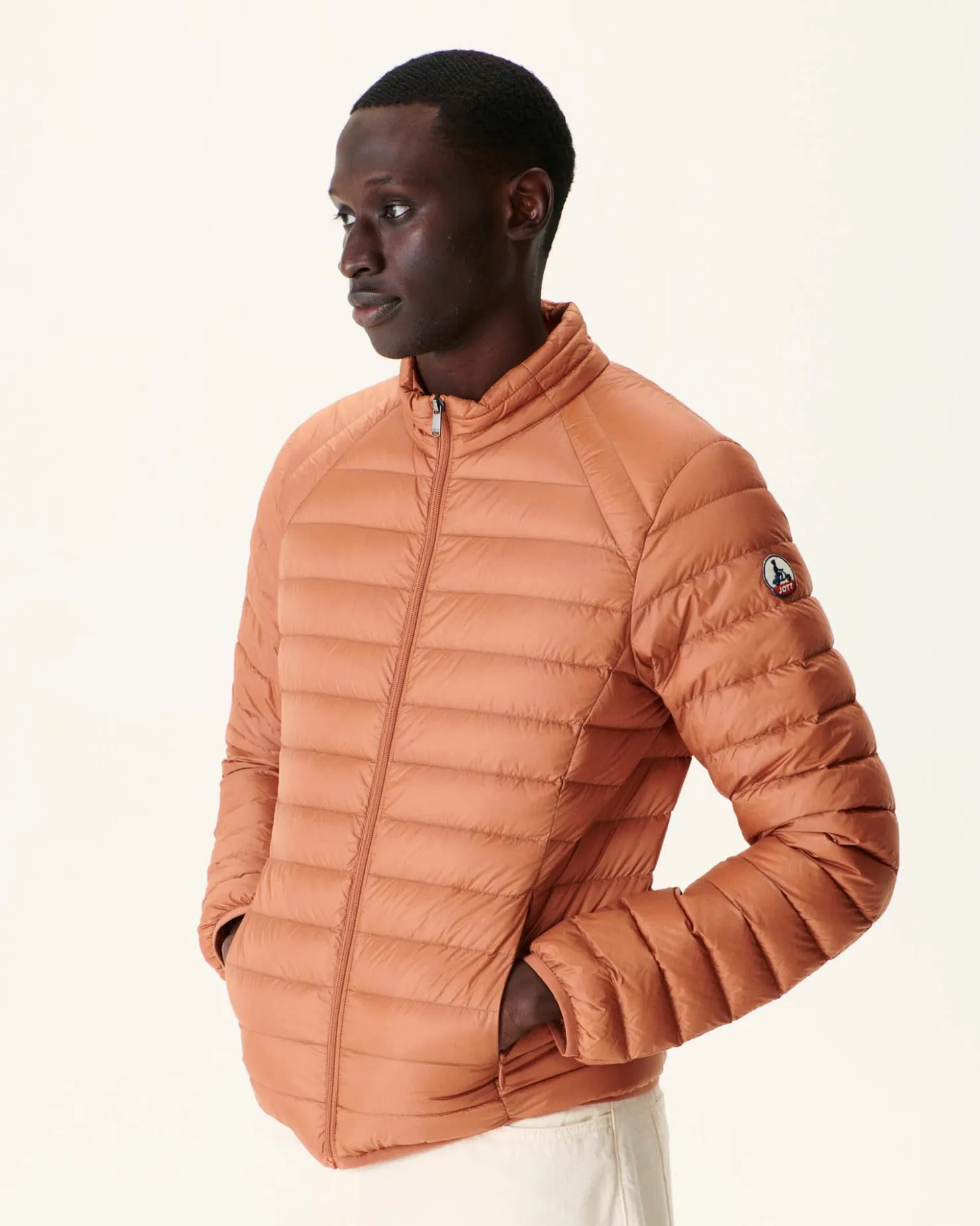 JOTT Lightweight Camel Mat Down Jacket 839 Camel Cheap