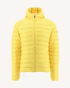 JOTT Lightweight Hooded Down Jacket Light Yellow Nico 627 Soft Yellow Cheap