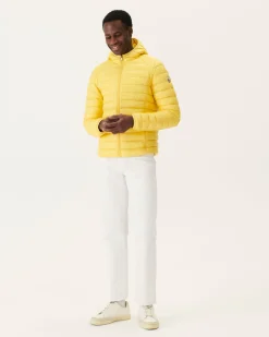 JOTT Lightweight Hooded Down Jacket Light Yellow Nico 627 Soft Yellow Cheap