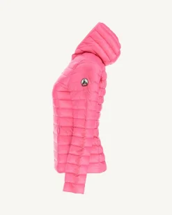 JOTT Lightweight Hooded Down Jacket Rose Cloe 453 Pink Best