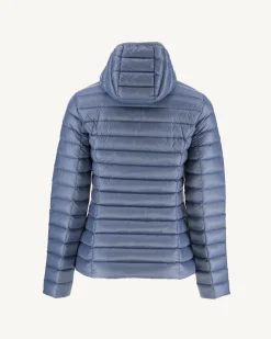 JOTT Lightweight Hooded Down Jacket Faded Blue Cloe 182 Faded Blue Fashion