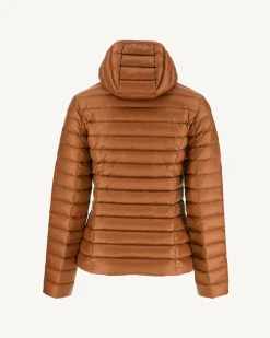 JOTT Lightweight Hooded Down Jacket Caramel Cloe 811 Caramel Online