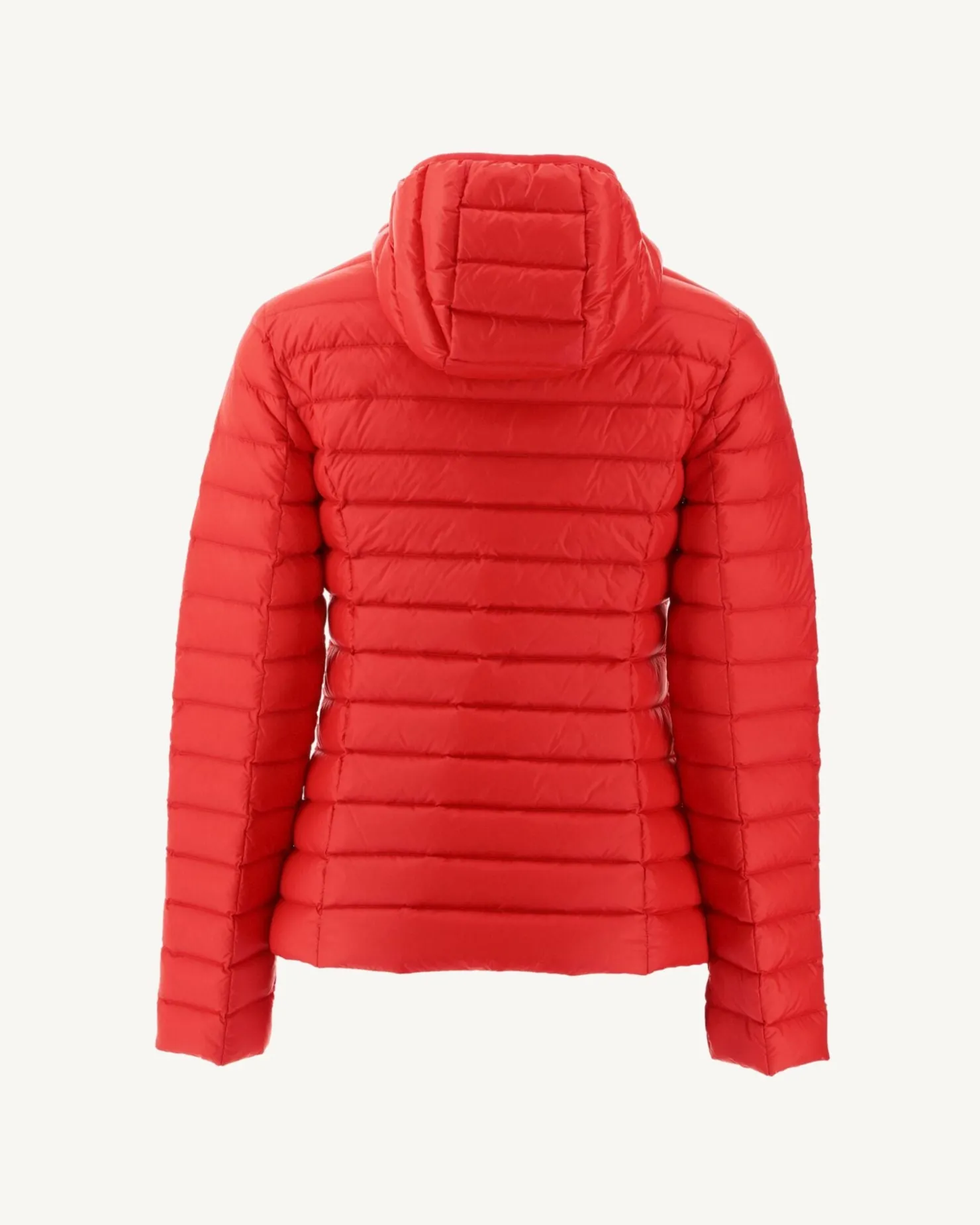 JOTT Lightweight Hooded Down Jacket Bright Red Cloe 318 Fire Red Best