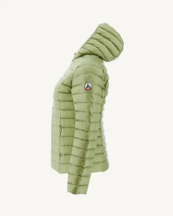 JOTT Lightweight Hooded Down Jacket Light Khaki Cloe 247 Bush Discount