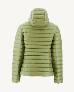 JOTT Lightweight Hooded Down Jacket Light Khaki Cloe 247 Bush Discount
