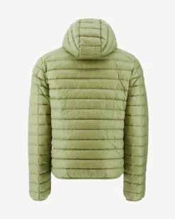 JOTT Lightweight Hooded Puffer Jacket Light Khaki Nico 247 Bush Shop