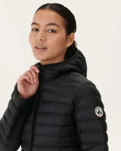 JOTT Lightweight Hooded Puffer Jacket Noir Cloe 999 Noir Best