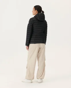 JOTT Lightweight Hooded Puffer Jacket Noir Cloe 999 Noir Best