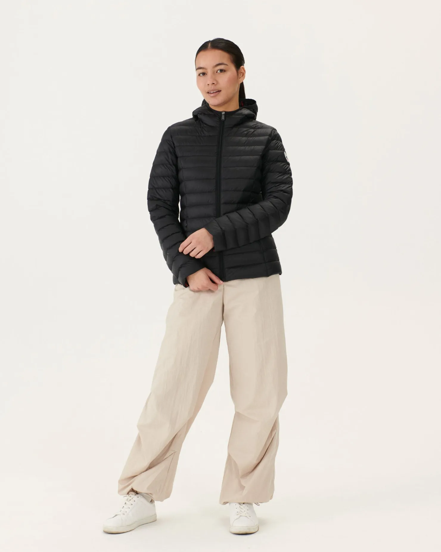 JOTT Lightweight Hooded Puffer Jacket Noir Cloe 999 Noir Best
