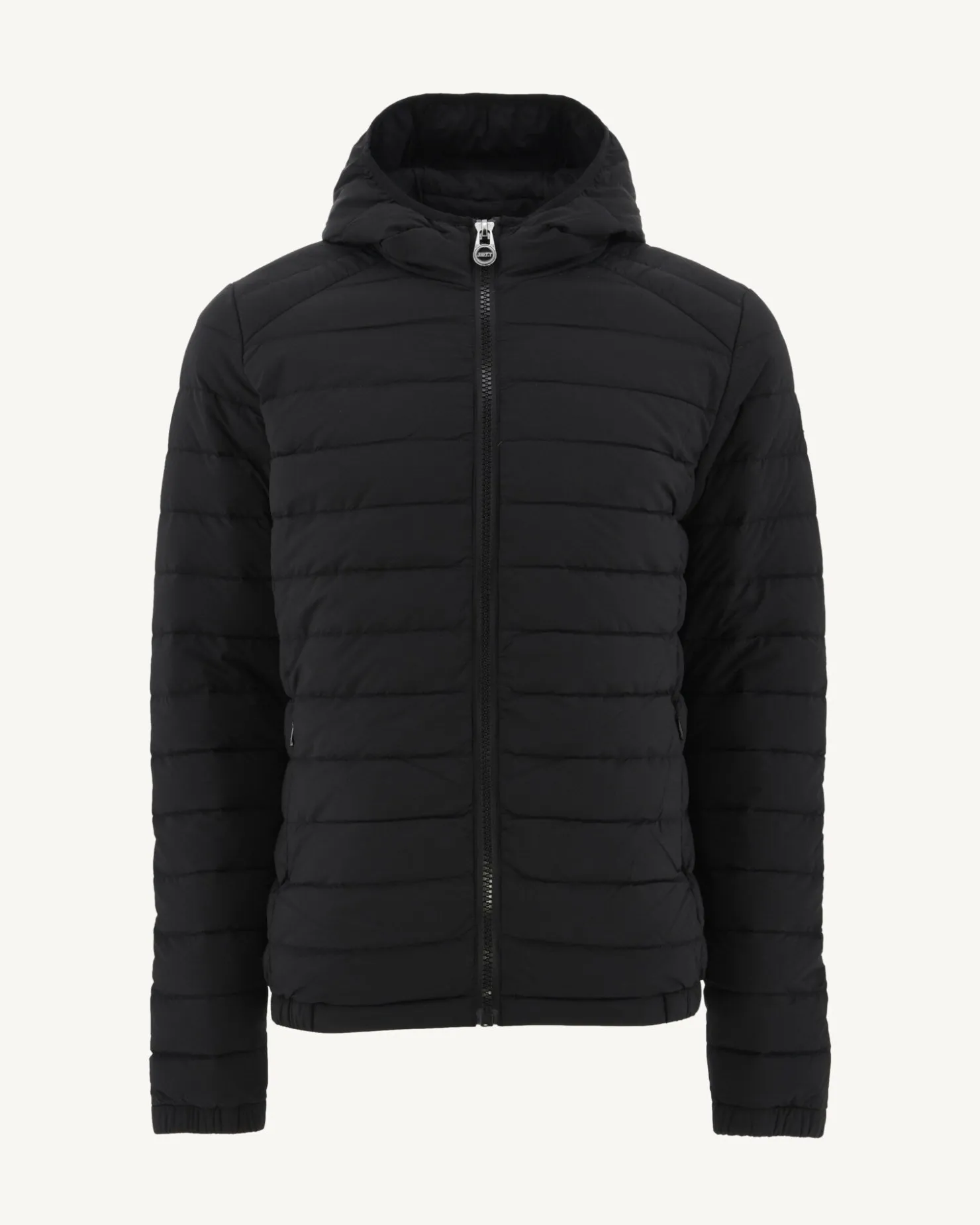 JOTT Lightweight Hooded Puffer Jacket Black Lenny 999 Black Discount