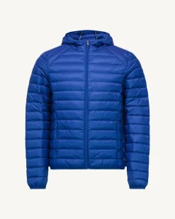 JOTT Lightweight Hooded Puffer Jacket Royal Blue Nico 103 Royal Blue Sale