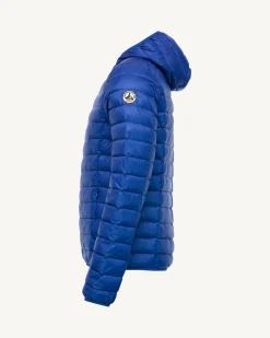 JOTT Lightweight Hooded Puffer Jacket Royal Blue Nico 103 Royal Blue Sale