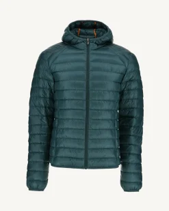 JOTT Lightweight Hooded Puffer Jacket Dark Green Nico 203 Dark Green Shop