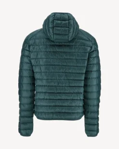 JOTT Lightweight Hooded Puffer Jacket Dark Green Nico 203 Dark Green Shop