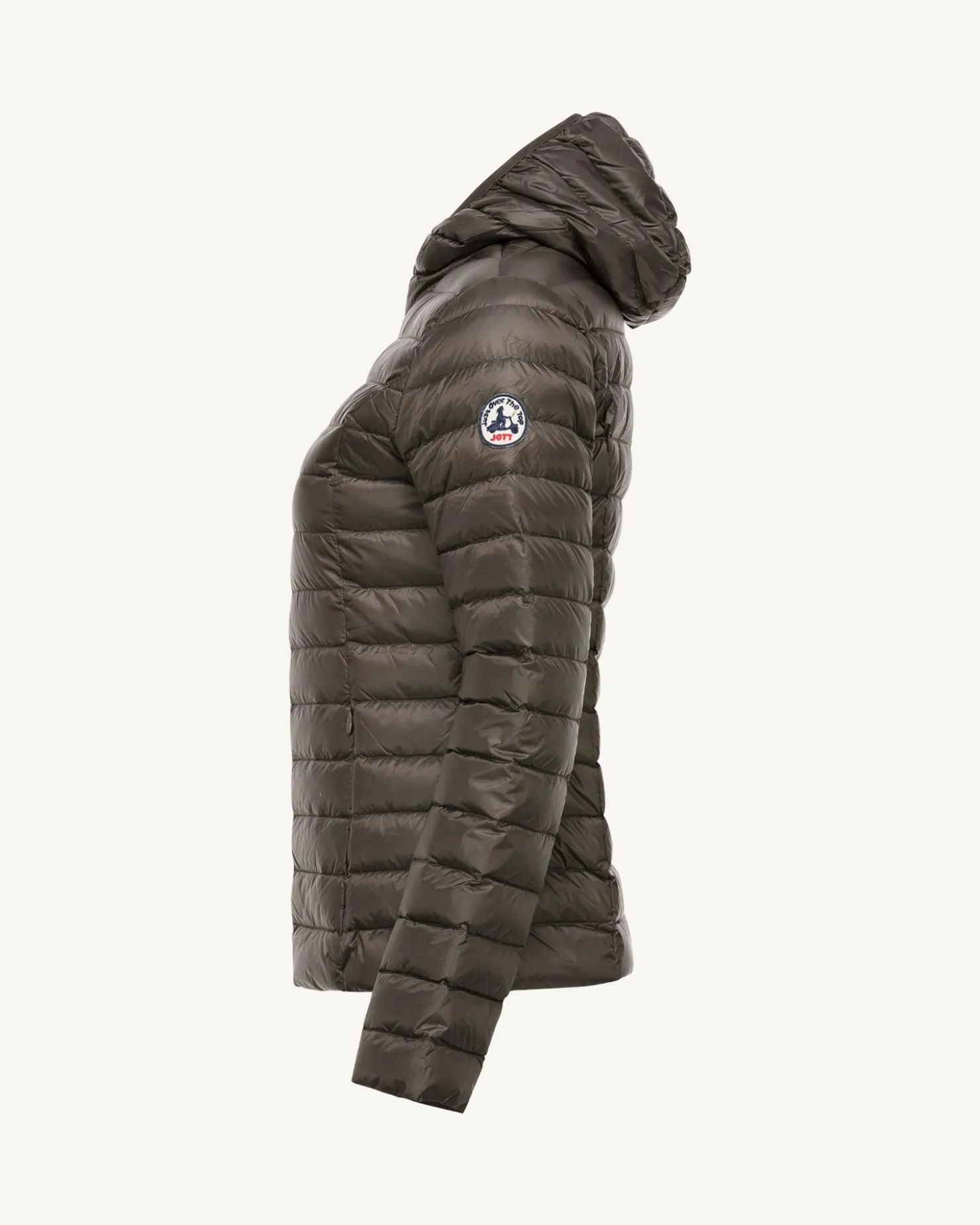 JOTT Lightweight Plomb Cloe Hooded Down Jacket 509 Lead Shop