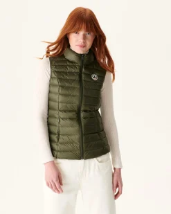 JOTT Lightweight Sleeveless Army Seda Down Jacket 255 Army Flash Sale