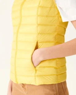 JOTT Lightweight Sleeveless Padded Jacket Light Yellow Mali 627 Soft Yellow Online