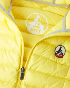 JOTT Lightweight Sleeveless Padded Jacket Light Yellow Mali 627 Soft Yellow Online