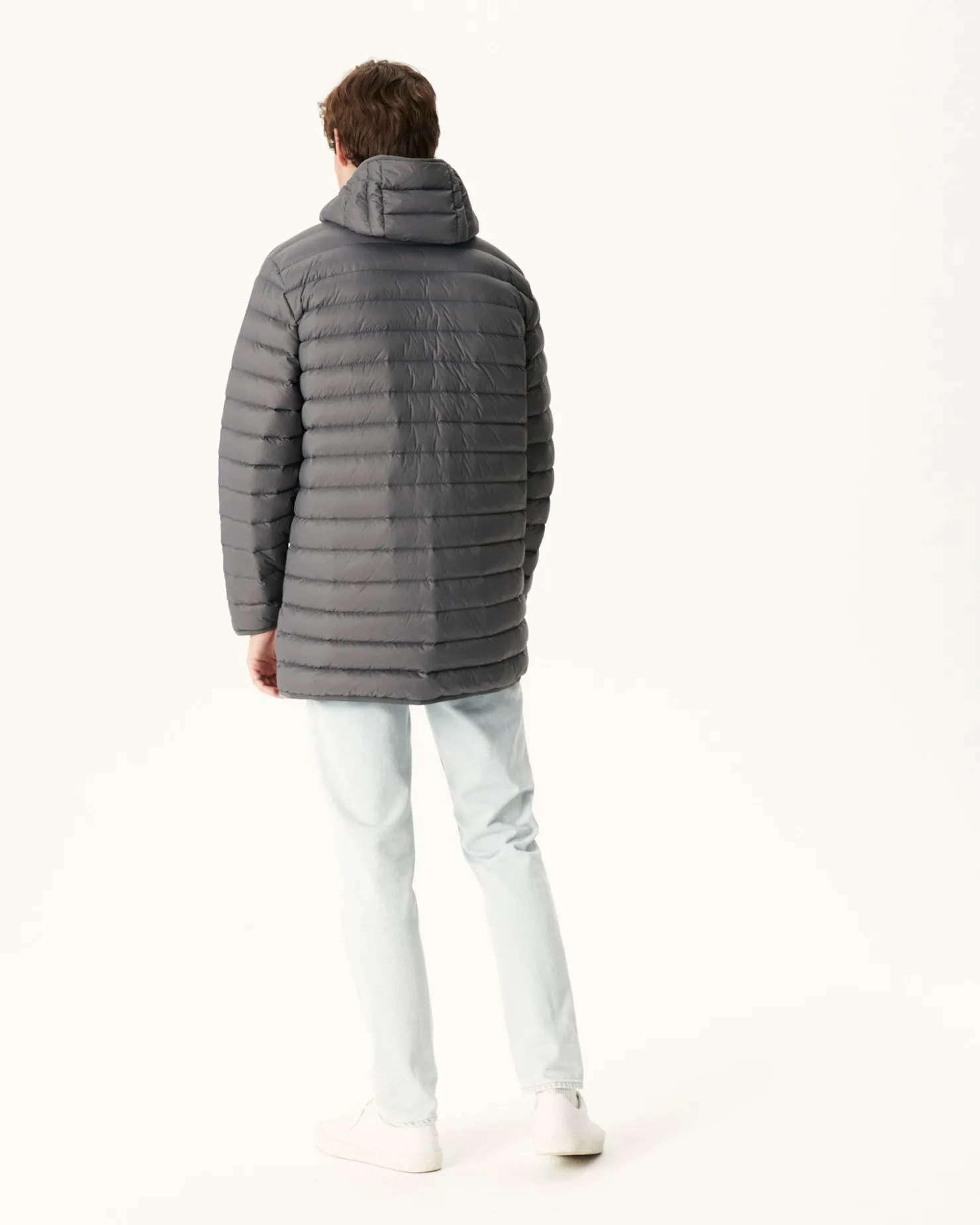 JOTT Long Anthracite Down Jacket Luc 504 Anthracite Shop