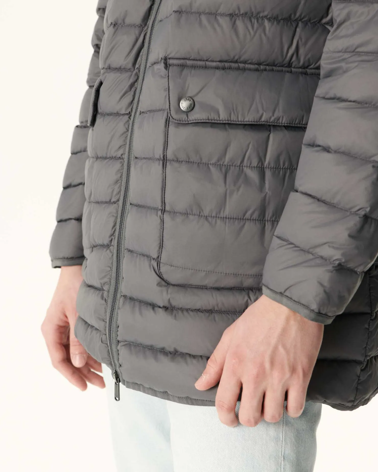 JOTT Long Anthracite Down Jacket Luc 504 Anthracite Shop