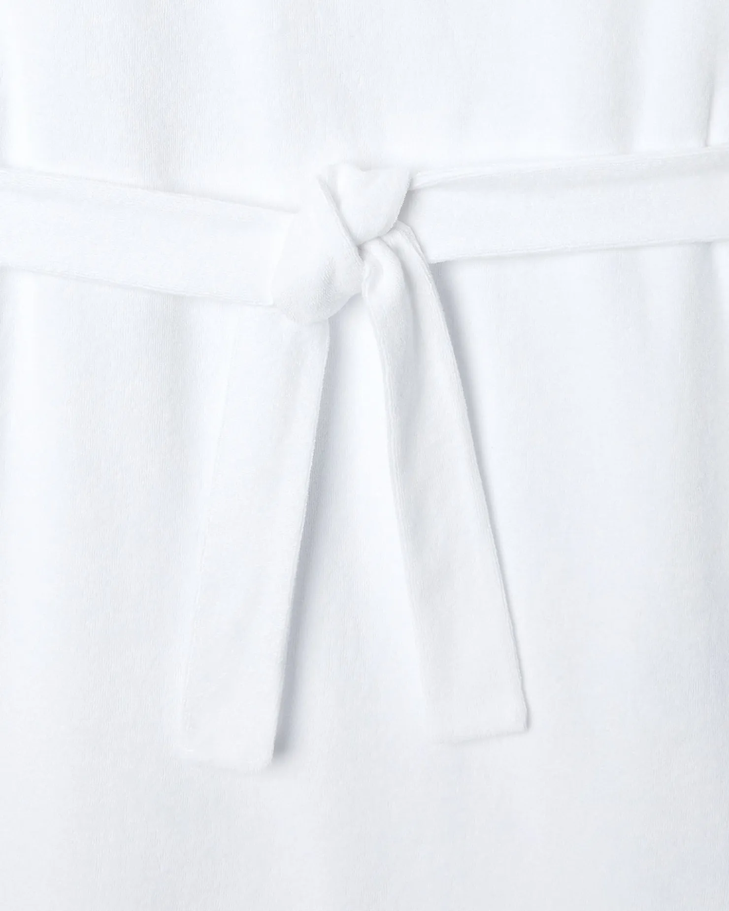 JOTT Long Belted Terrycloth Dress Ibiza White 901 White Sale