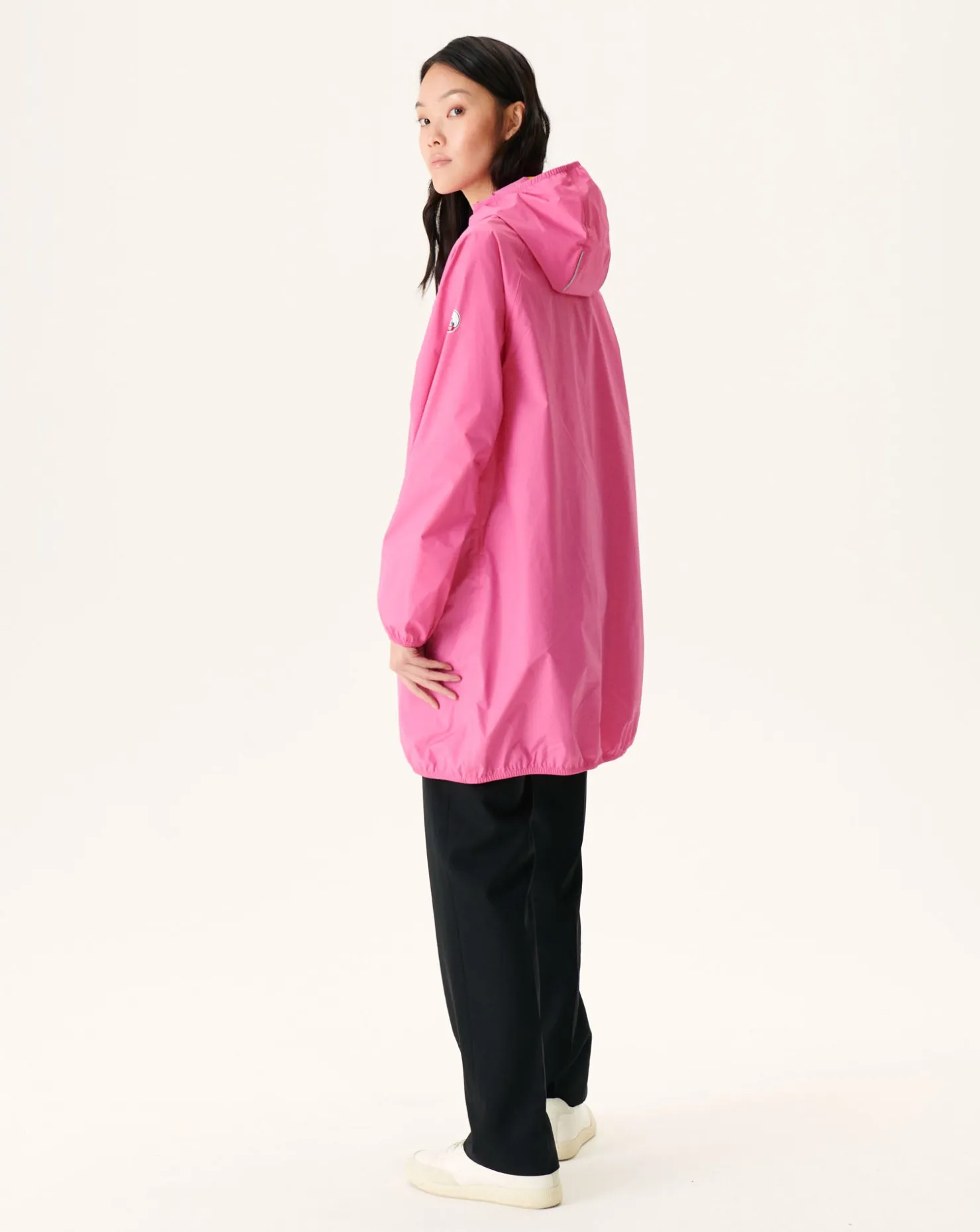 JOTT Long Hooded Jacket Intense Pink Copenhagen 457 Wild Pink Discount