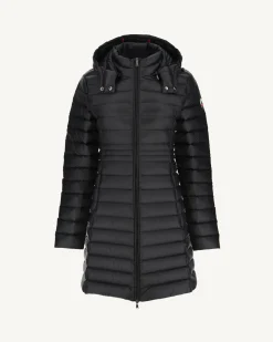 JOTT Long Hooded Puffer Jacket Black Vero 999 Black Discount