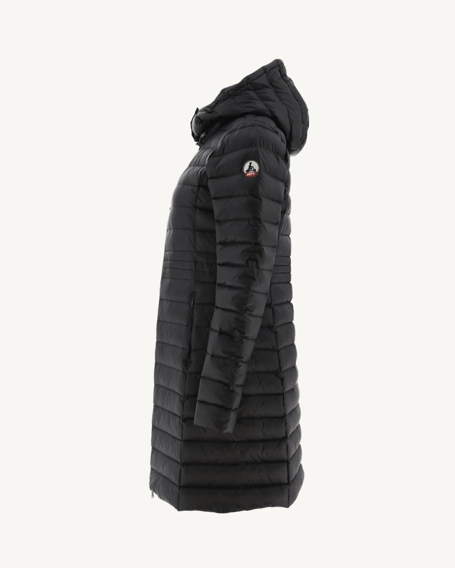JOTT Long Hooded Puffer Jacket Black Vero 999 Black Flash Sale
