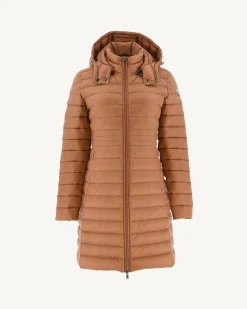 JOTT Long Hooded Puffer Jacket Camel Vero 839 Camel Best Sale