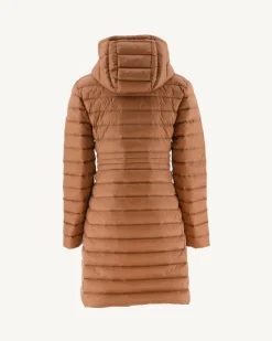 JOTT Long Hooded Puffer Jacket Camel Vero 839 Camel Best Sale