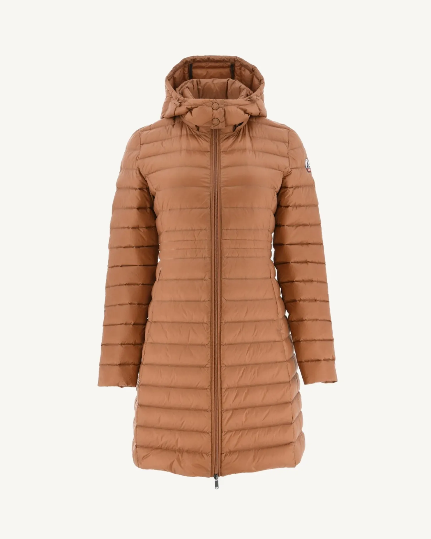 JOTT Long Hooded Puffer Jacket Camel Vero 839 Camel Best Sale