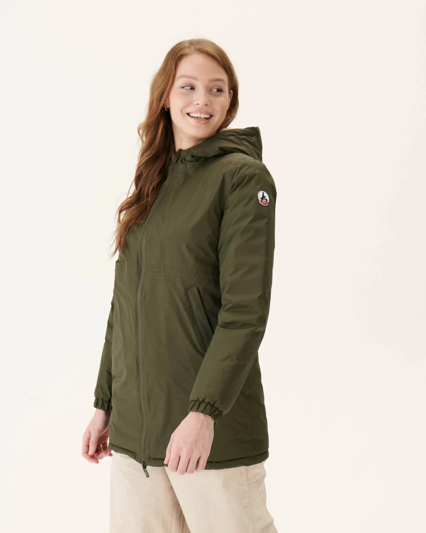 JOTT Long Reversible Down Jacket Army/Light Pink Roma 2552 Army / Soft Pink Store