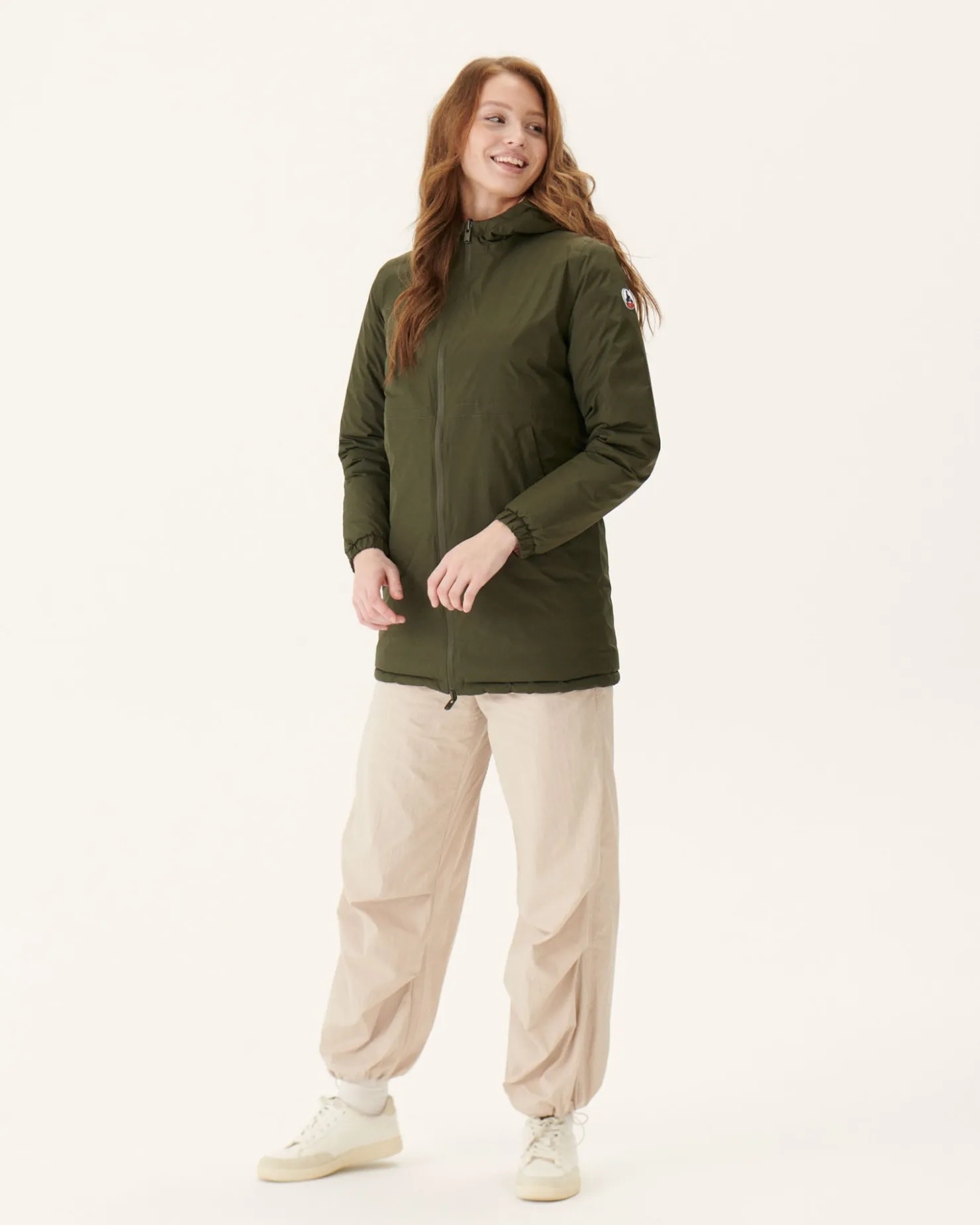 JOTT Long Reversible Down Jacket Army/Light Pink Roma 2552 Army / Soft Pink Store