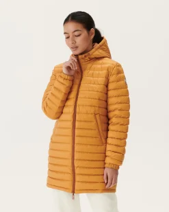 JOTT Long Reversible Down Jacket Camel/Light Camel Roma 8390 Camel / Rust Clearance