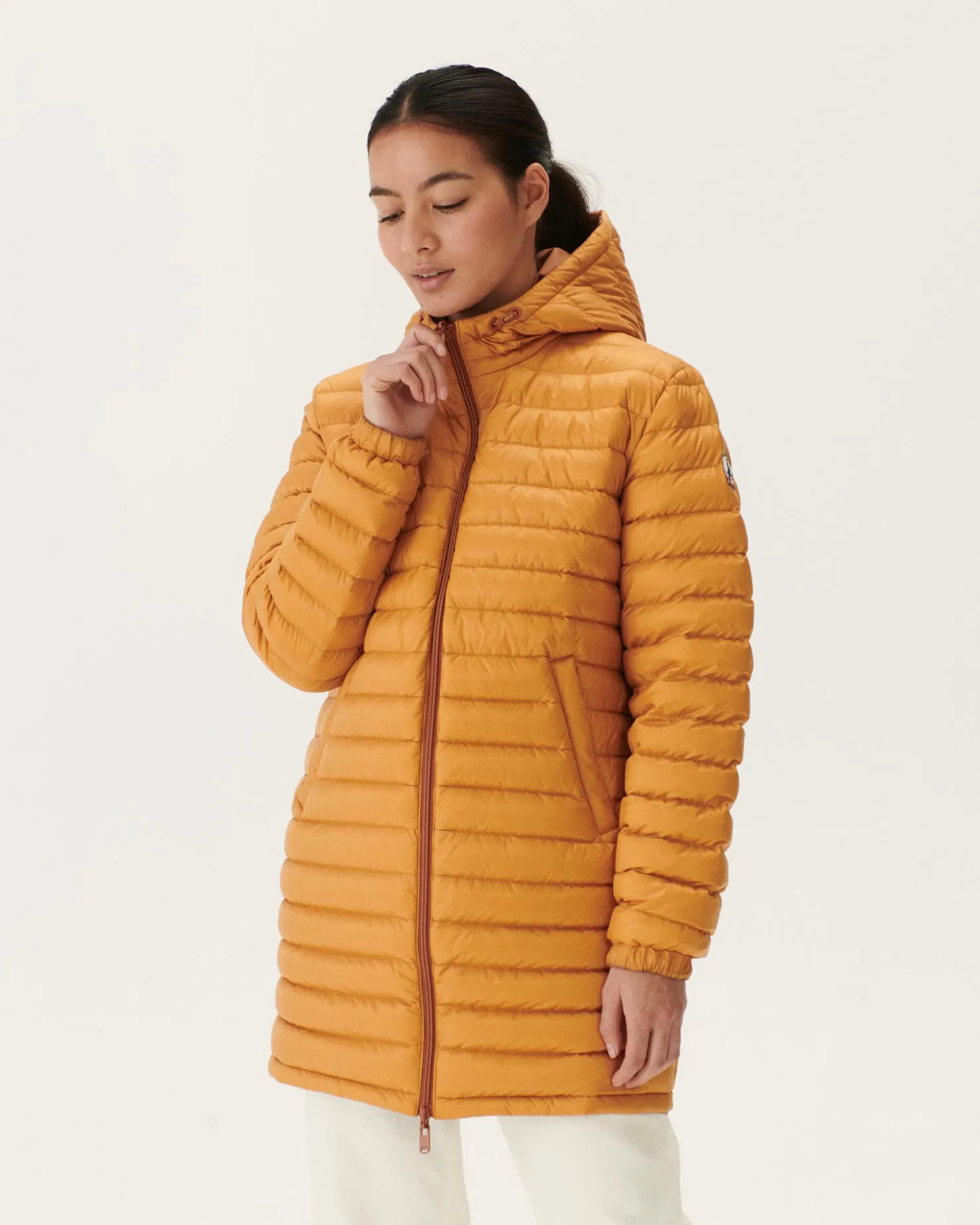 JOTT Long Reversible Down Jacket Camel/Light Camel Roma 8390 Camel / Rust Clearance